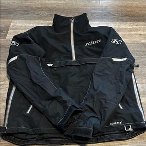 Klim Men's Black powerxross Pullover Jacket - GORE-TEX Weatherproof